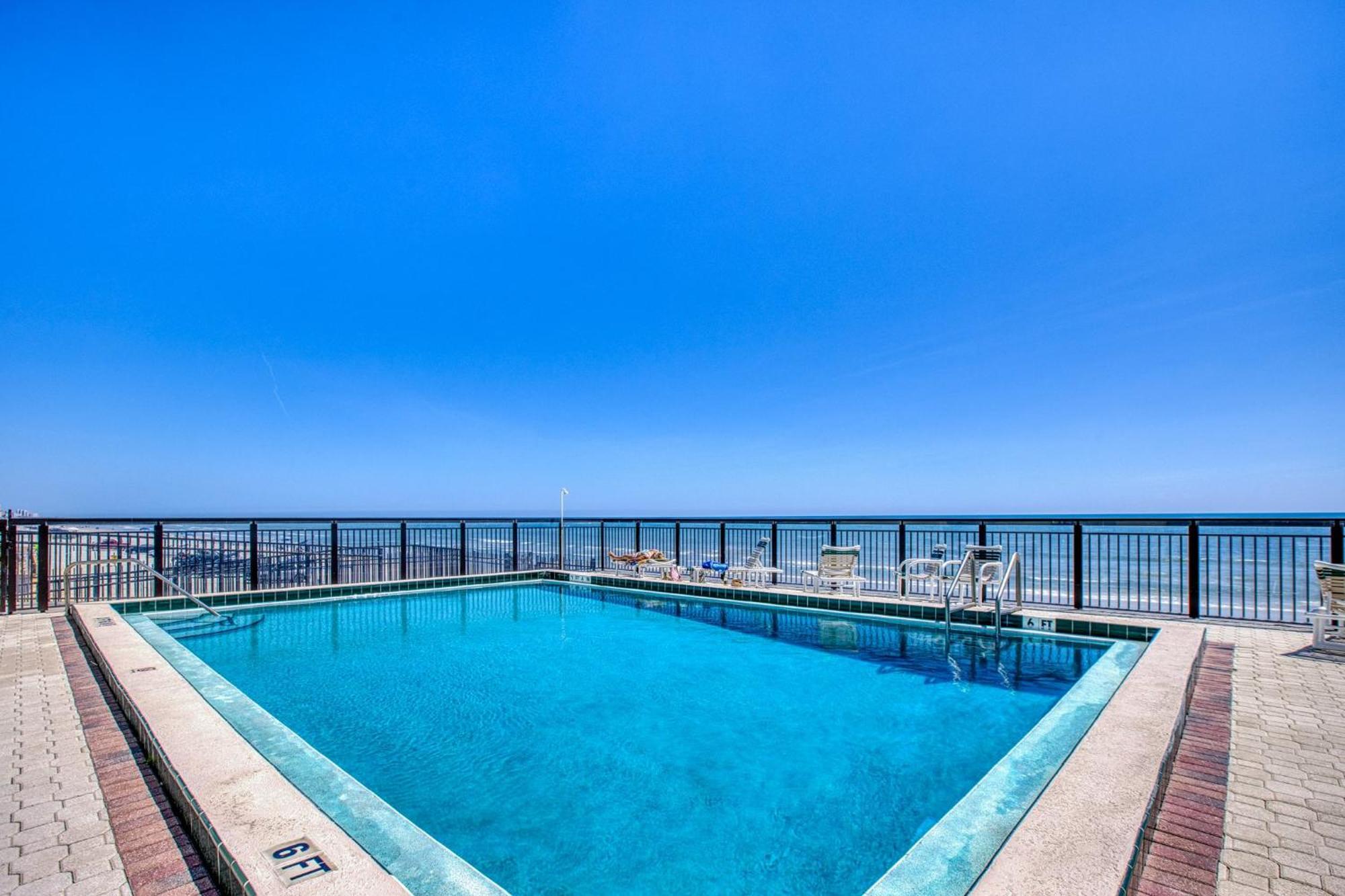 Ocean View With A Beachfront Pool At Ocean Trillium Condo ~ 702 New Smyrna Beach Exteriör bild