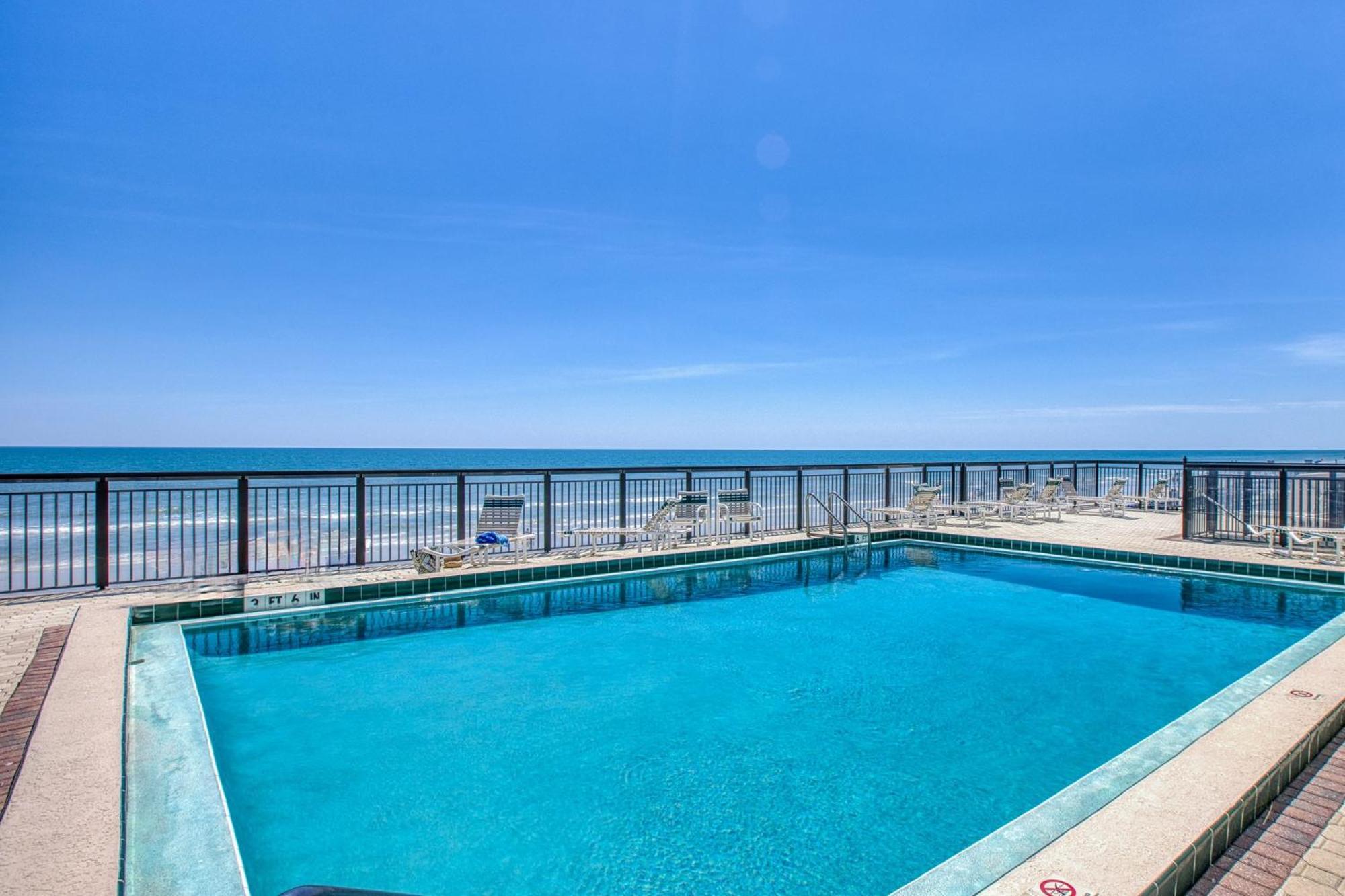 Ocean View With A Beachfront Pool At Ocean Trillium Condo ~ 702 New Smyrna Beach Exteriör bild